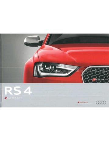 2012 AUDI RS4 AVANT HARDCOVER BROCHURE DUITS, Boeken, Nieuw, Audi, Author