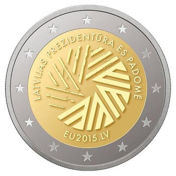 Letland 2 Euro EU-Voorzitter 2015, Verzenden