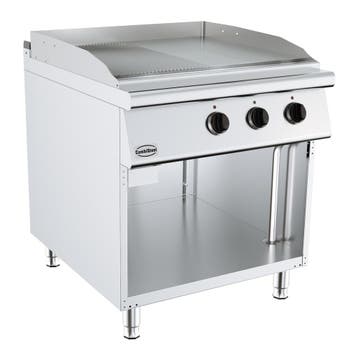 Combisteel Bakplaat | Glad/gegroefd Oppervlak 792x670 RVS |, Ophalen of Verzenden, Nieuw in verpakking
