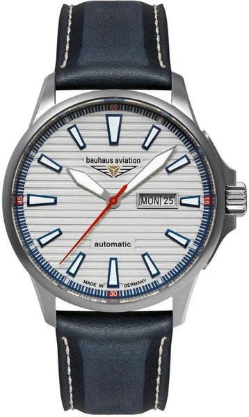Bauhaus 2862-1 Aviation Iron Annie automatisch horloge 42 mm, Overige merken, Overige materialen, Verzenden, Polshorloge