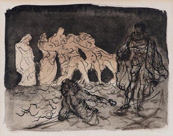 Léon Zack (1892-1980) - Expressionistische figurenstudie