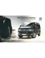 2013 VOLKSWAGEN MULTIVAN BUSINESS BROCHURE DUITS, Nieuw, Volkswagen, Author