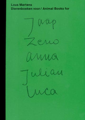 Dierenboeken voor / Animal books for Jaap Zeno Anna Julian, Verzenden, Gelezen, Lous Martens