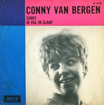 vinyl single 7 inch - Conny van Bergen - Sorry / Ik Val I..., Verzenden, Zo goed als nieuw, 7 inch, Nederlandstalig