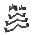 Tunturi Platinum foam grip set - 5 stuks - Zwart, Sport en Fitness, Verzenden, Nieuw