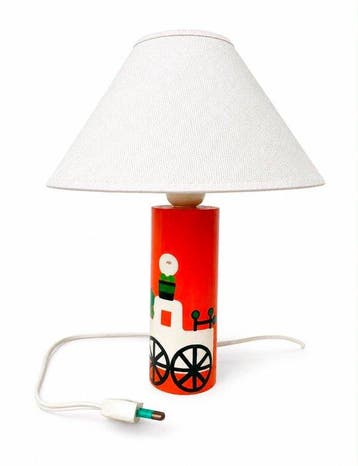 Lamp - Keramiek - Vintage kinderlamp