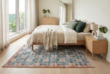 Retro vintage - Vloerkleed - 190 cm - 110 cm - Met, Nieuw