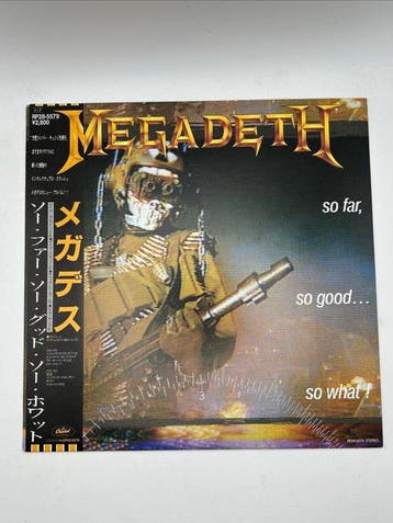 Megadeth - So Far, So Good... So What! - Vinylplaat - 1ste, Nieuw in verpakking