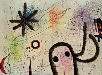 Joan Miro (1893-1983), after - The Rays of the Sun - Vintage