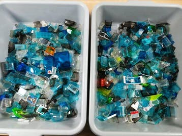 Lego - geen serie - Partij Transparante onderdelen +/- 2,00, Nieuw