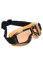 Goggles Motorbril Skibril Bril Caramelbruin Montuur Bruine G, Ophalen of Verzenden, Nieuw, Overige maten, Carnaval
