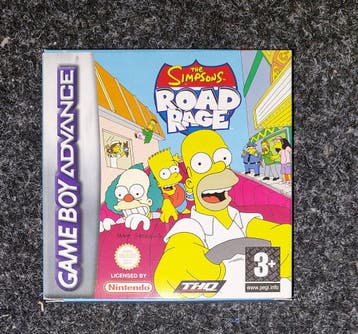 The Simpsons Road Rage (Nintendo Gameboy Advance tweedehands, Ophalen of Verzenden, Zo goed als nieuw