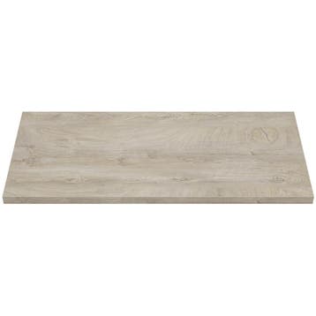Wiesbaden Alvara Topblad - 80x46cm - Grijs Eiken, Ophalen of Verzenden, Nieuw