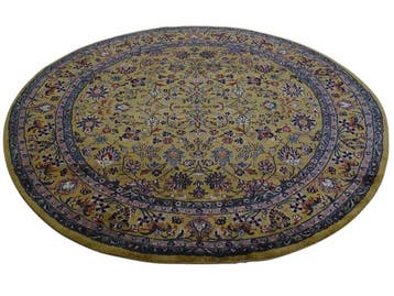 Sarouck - Gereinigd - Vloerkleed - 198 cm - 198 cm, Nieuw