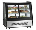 Bartscher Koelvitrine | 120L | Convectiekoeling | Zwart/RVS, Ophalen of Verzenden, Nieuw