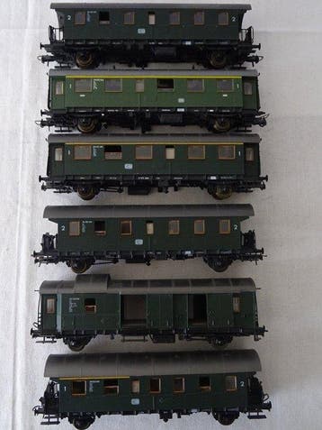 Roco H0 - 4201/02/03/04 - Modeltrein personenwagen (6) - 6 x, Nieuw