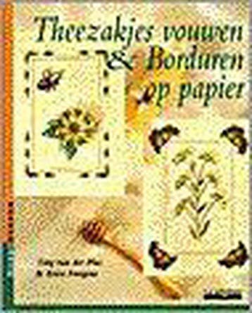 Theezakjes vouwen & borduren op papier / Hobbyboeken, Verzenden, Gelezen, T. van der Plas
