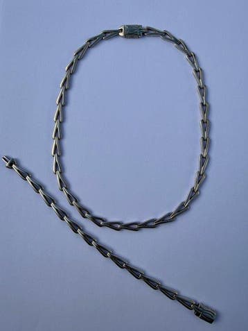 Zonder minimumprijs - 2-delige sieradenset Zilver -
