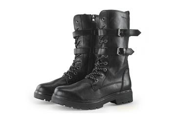 Tom Tailor Veterboots in maat 40 Zwart, Verzenden, Zwart, Overige typen, Tom Tailor
