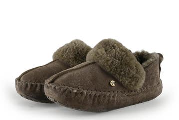 Warmbat Pantoffels in maat 36 Bruin, Bruin, Verzenden, Zo goed als nieuw, Pantoffels of Sloffen