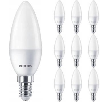 PHILIPS Corepro LEDcandle E14 Mat - 10 Pack - 2.8W Warm Wit, Ophalen of Verzenden, Nieuw