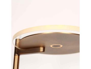 Steinhauer Turound - vloerlamp - 2 lichtpunten - brons - Ø, Verzenden, Nieuw