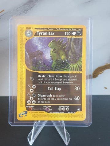 Pokémon - 1 Card - Tyranitar 40/147 - WOTC - Aquapolis, Nieuw