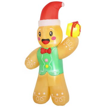 Opblaasbare Kerst Gemberkoekman, 250 Cm, Met Geschenkdoos En, Verzenden, Nieuw