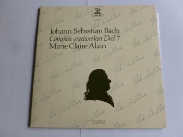 Bach - Marie Claire Alain / Complete Orgelwerken Deel 7 (2 L, Ophalen of Verzenden, Zo goed als nieuw