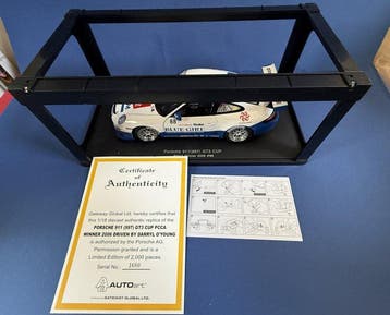 Autoart 1:18 - Modelauto - Porsche 911 (997) GT3 CUP Blue, Nieuw