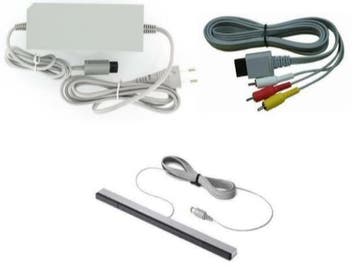 Originele Wii Kabel. Stroom / Voeding / AV / TV / Sensorbalk, Ophalen of Verzenden, Zo goed als nieuw, Wii, Oplader of Kabel