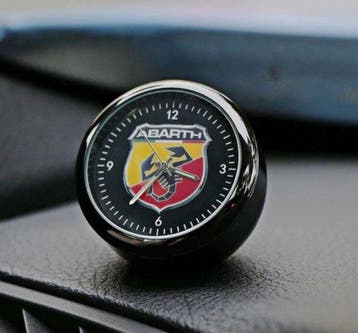 Exclusief Fiat Abarth Klokje | Verlicht | Inclusief Doosje, Auto-onderdelen, Nieuw