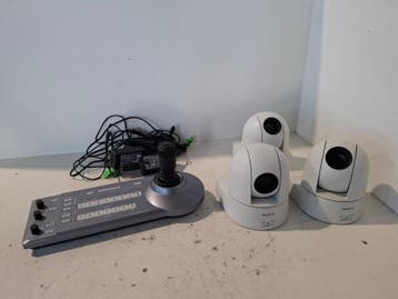 IP-besturingspaneel, SONY, RM-IP10, met 3x PTZ camera, SO, Audio, Tv en Foto, Videobewaking, Nieuw