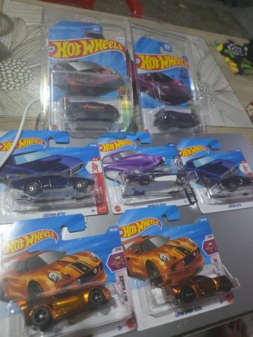 Hot Wheels 1:64 - Model sportwagen (7) - Lotus Evora, Custom, Nieuw