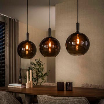 Hanglamp Sira - 3-lichts - Brons (Internet retour), Ophalen of Verzenden, Nieuw