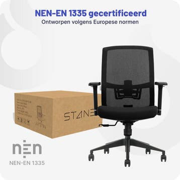 Stane® Classic Ergonomische Bureaustoel – Bureaustoelen voor, Ophalen of Verzenden, Zo goed als nieuw