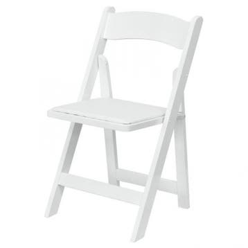 Klapstoel Wimbledon | Kunststof | Wit | 4 stuks, Verzenden, Nieuw in verpakking