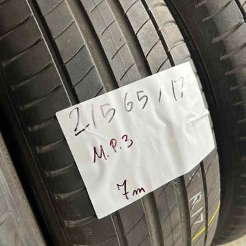 2 x Michelin Primacy 3 215-65-17 Zomerbanden 7mm, 17 inch, Ophalen of Verzenden, Band(en), Personenwagen