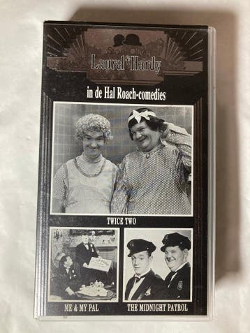 LAUREL & HARDY IN DE HAL ROACH-COMEDIES TWICE TWO ME & MY, Cd's en Dvd's, VHS | Film, Verzenden, Gebruikt