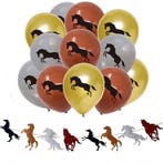 45-delige paarden decoratie set Happy Birthday XXL deLuxe, Verzenden, Nieuw, Overige soorten