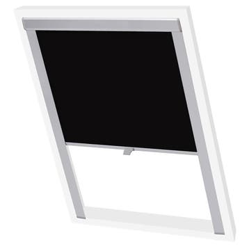 vidaXL Rolgordijn verduisterend zwart MK04, Verzenden, Nieuw, Zwart