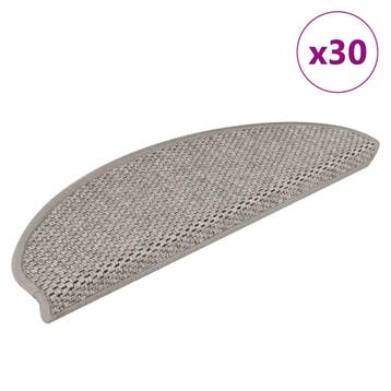 vidaXL Trapmatten zelfklevend Sisal-Look 30 st 65x21x4cm, Verzenden, Nieuw