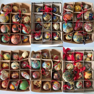 Kerstdecoratie (73) - Kerstballen - Papier, Diversen, Nieuw