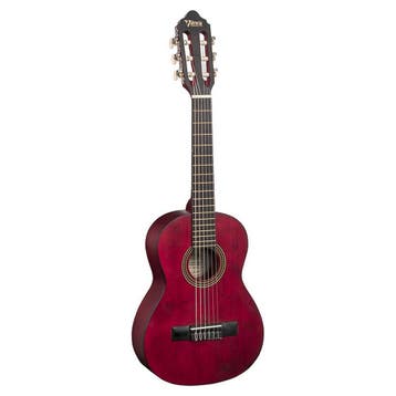 Valencia VC201TWR Klassieke Gitaar 1/4 Red Satin, Muziek en Instrumenten, Ophalen of Verzenden, Nieuw