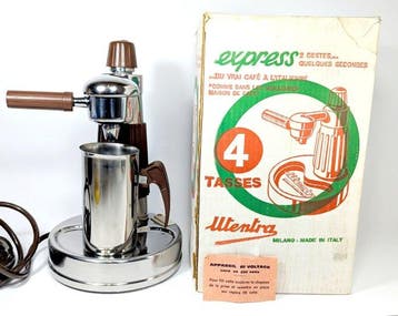 Koffiezetapparaat (4) - Staal, Bakeliet - UTENTRA jaren 50