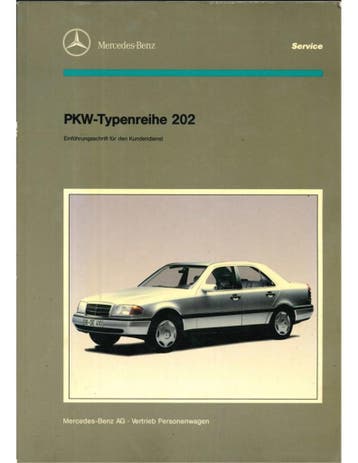1993 MERCEDES BENZ C KLASSE WERKPLAATSHANDBOEK DUITS, Auto diversen