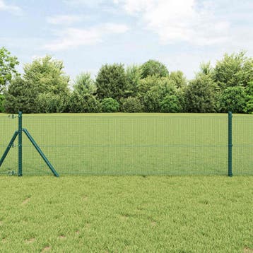 vidaXL Gelast gaashek 1000 x 60 cm Groen, Verzenden, Nieuw, Kunststof