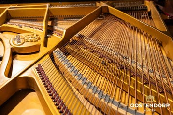 Schimmel 208 PE messing vleugel, Muziek en Instrumenten, Piano's, Zo goed als nieuw, Zwart, Vleugel