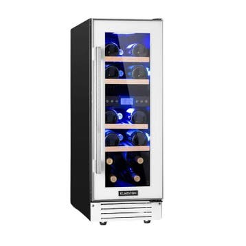 Wijnkoelkast inbouw wijnkoeler dubbel zone Vinovilla 17 wit, Zonder vriesvak, Nieuw, Ophalen of Verzenden, Minder dan 75 liter