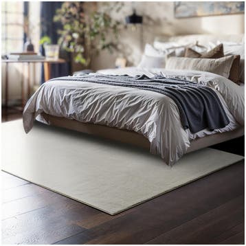 Kortpolig vloerkleed Soft Zone - 120 x 170 cm, crème, Verzenden, Nieuw